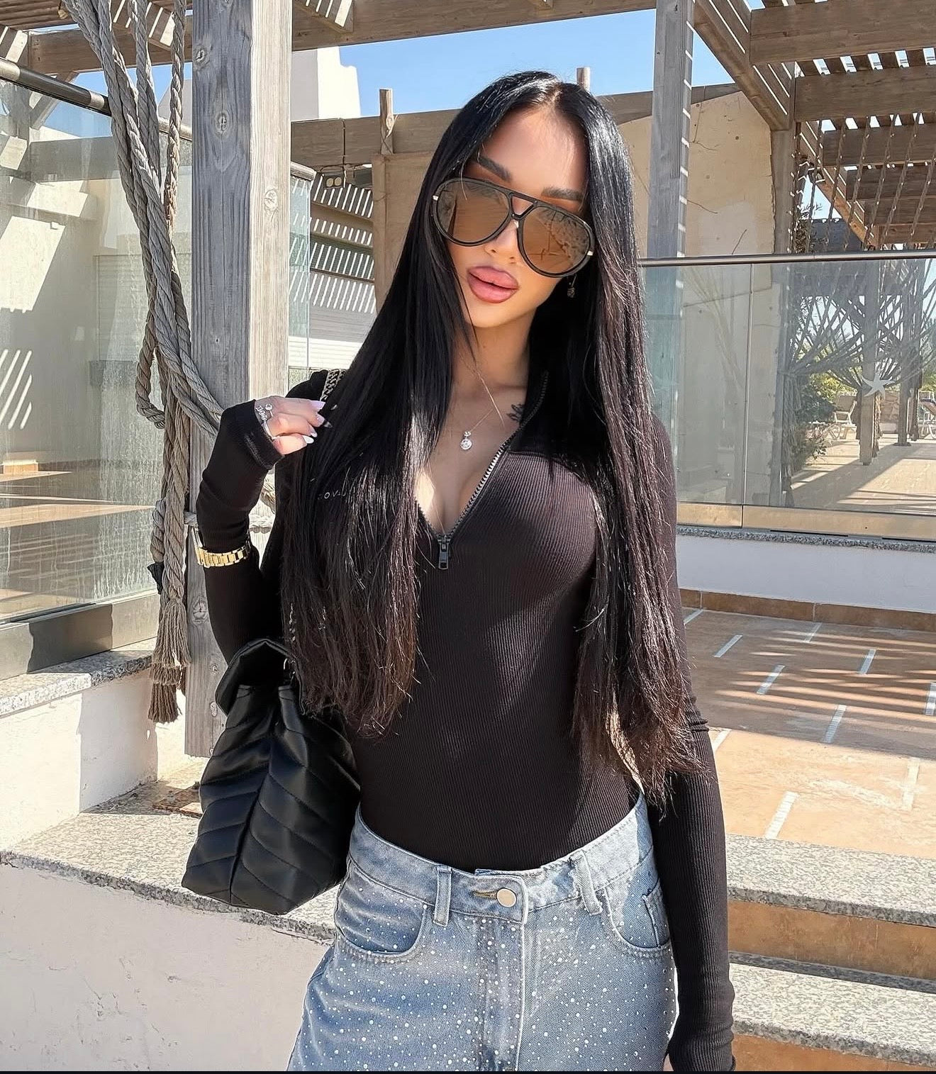 Слънчеви очила Amira Brown