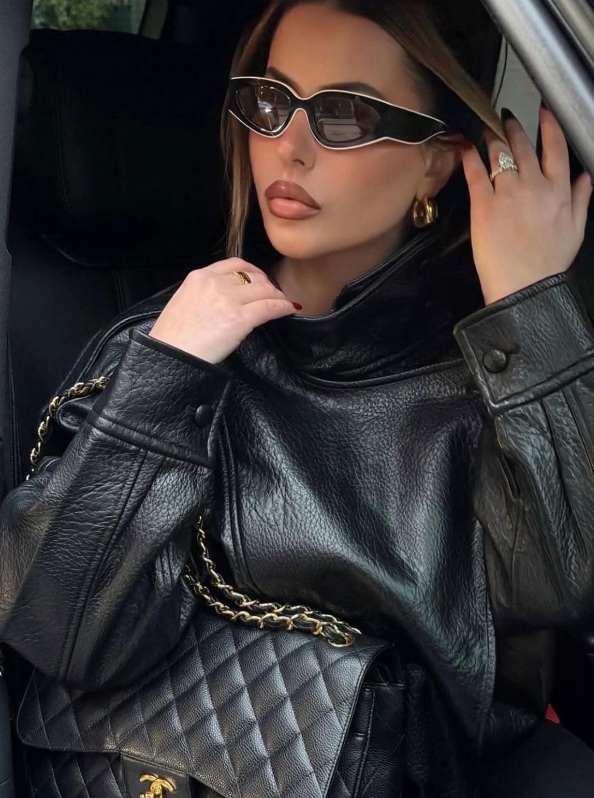 Слънчеви очила Leyla Black