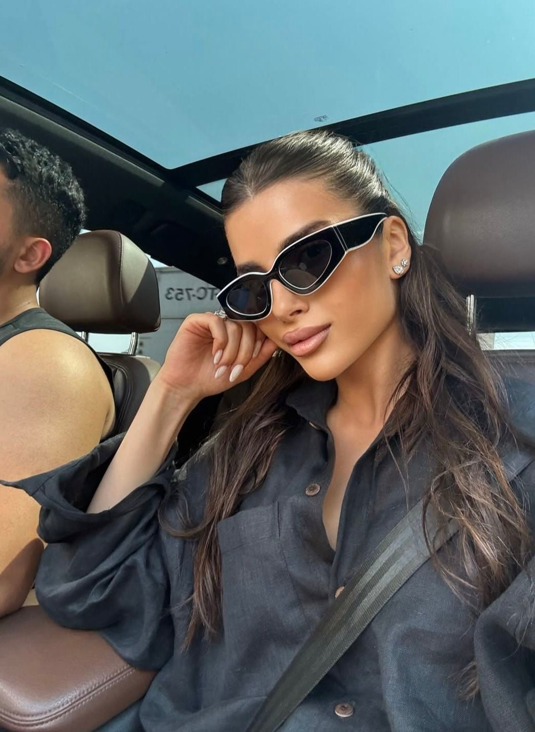 Слънчеви очила Leyla Black