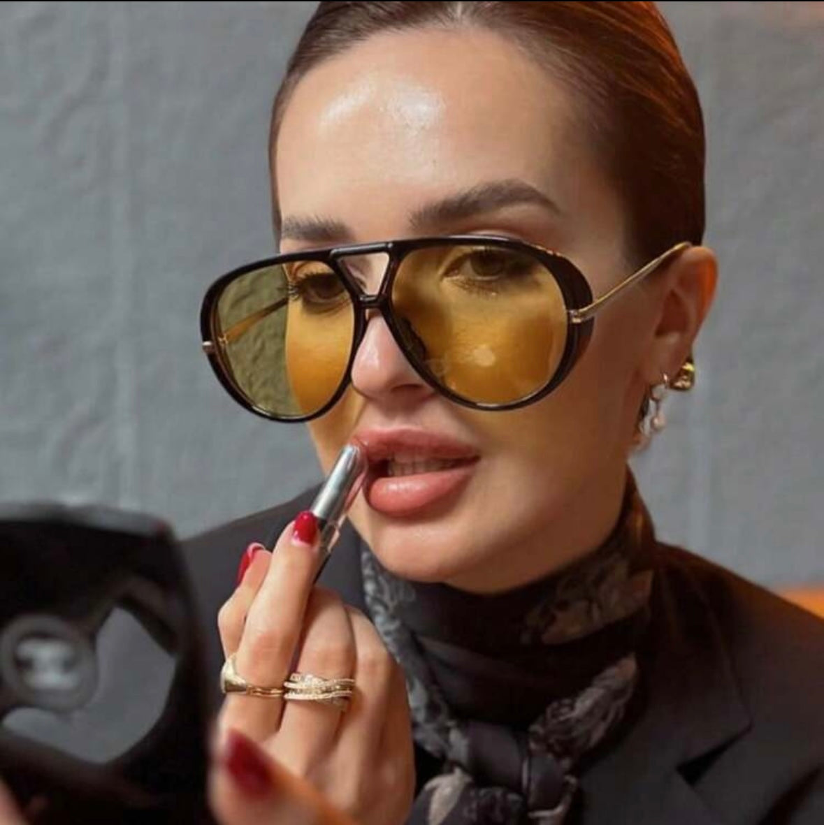 Слънчеви очила Amira Yellow