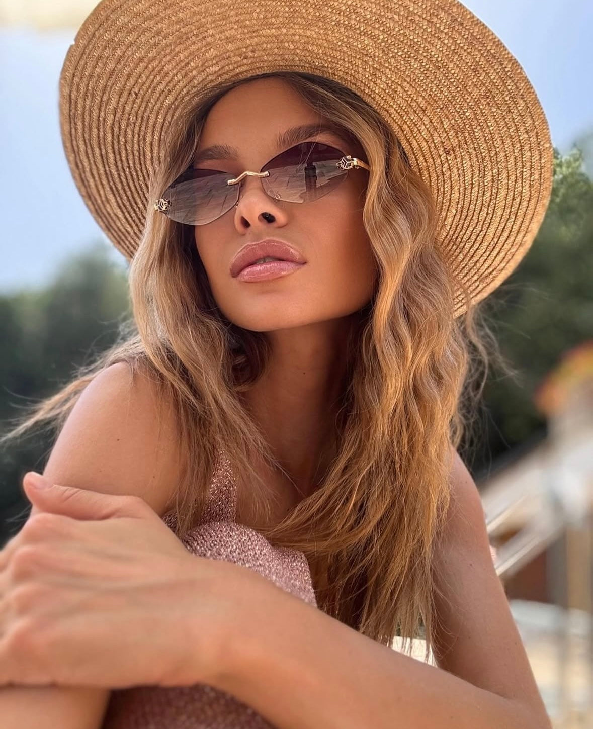Слънчеви очила Medelin Brown