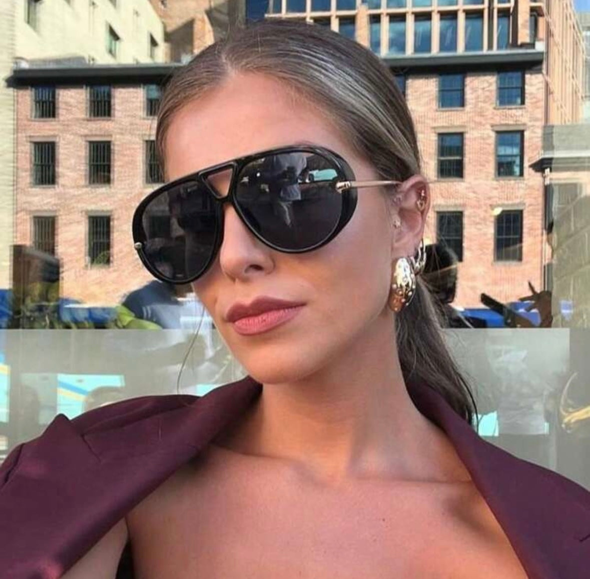 Слънчеви очила Amira Black